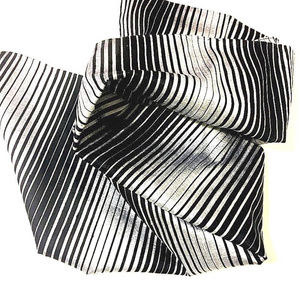 Unisex Strip Scarf 100% Pure Silk